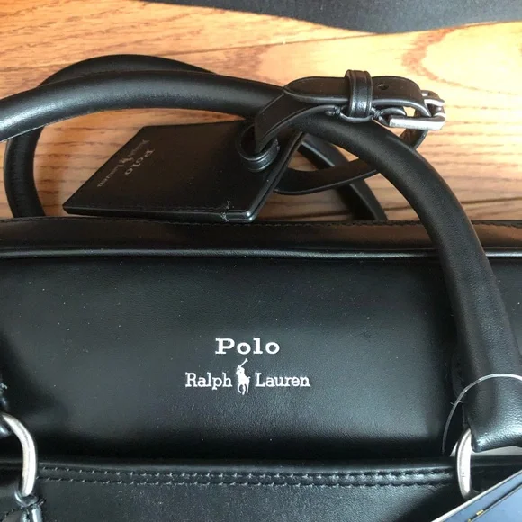 Ralph Lauren Smooth Leather Commuter Bag
Men's Black Leather Briefcase NWT - Picture 4 of 13